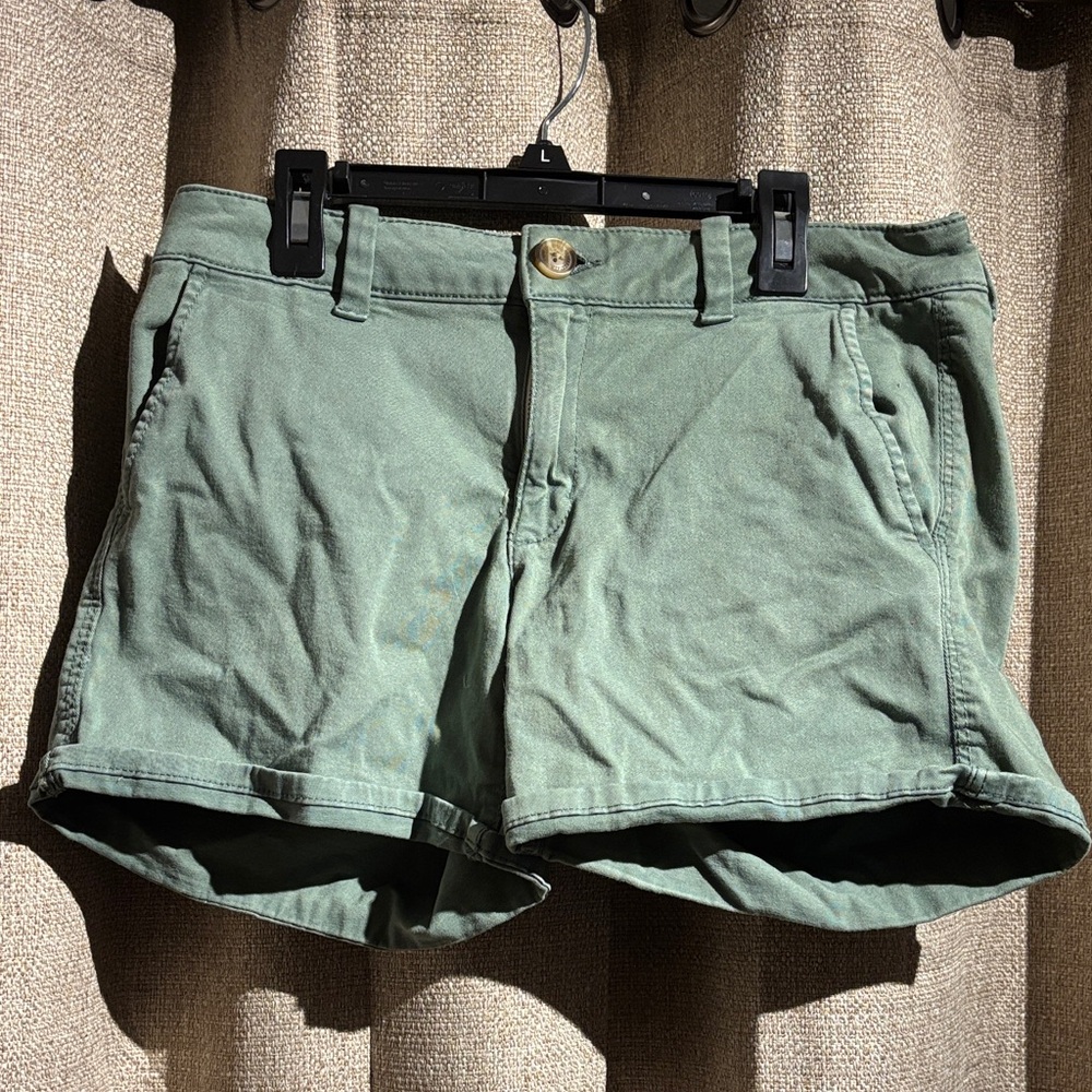 Green Women's Shorts